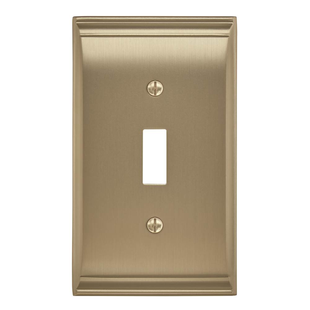 Amerock Candler 1 Toggle Golden Champagne Wall Plate