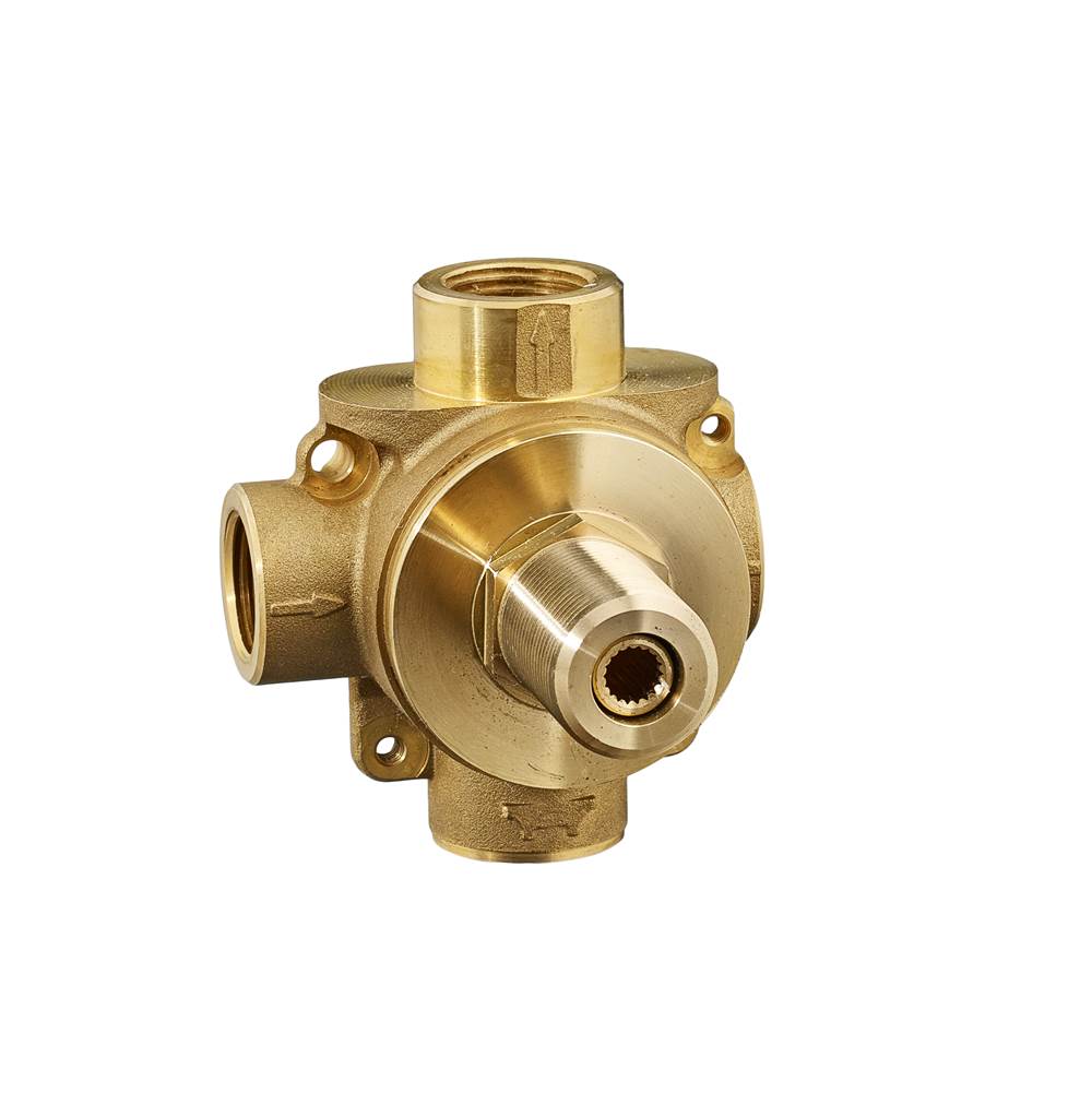 American Standard 2-Way In-Wall Diverter Rough-In Valve With 2 Discrete/1 Shared Function