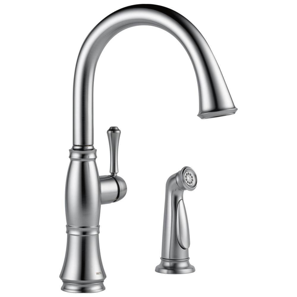 Delta Faucet Cassidy™ Single Handle Kitchen Faucet with Spray