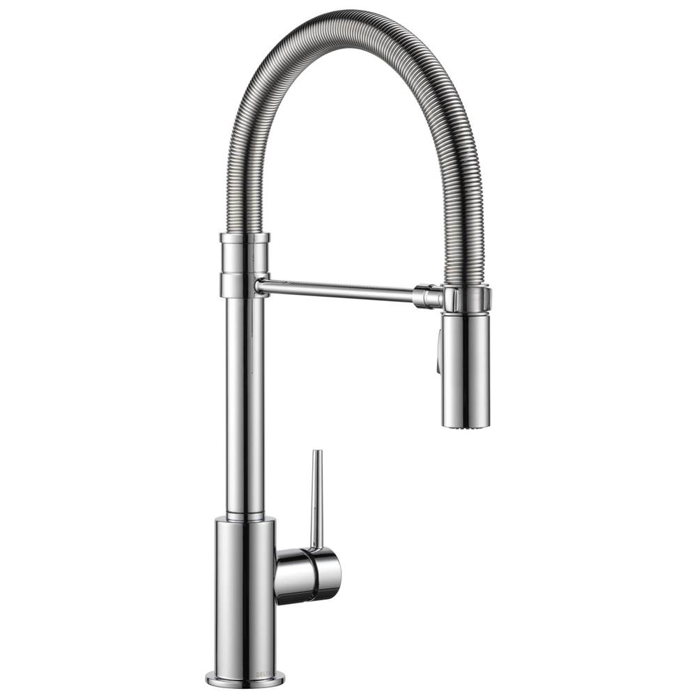 Delta Faucet Trinsic® Single Handle Pull-Down Kitchen Faucet With Spring Spout