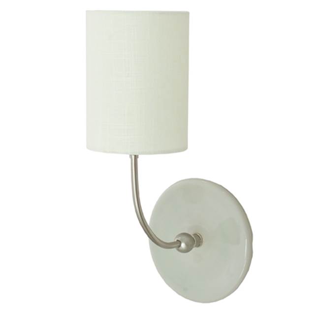 House Of Troy Scatchard Wall Lamp in SN and Gray Gloss