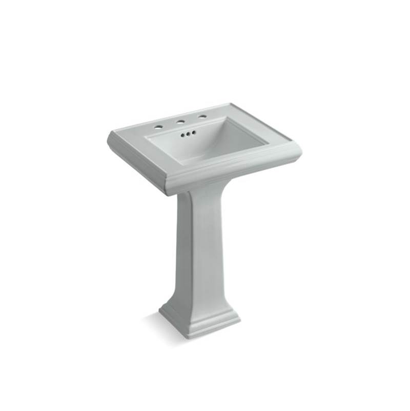 Kohler Memoirs® Classic Classic 24'' pedestal bathroom sink with 8'' widespread faucet holes