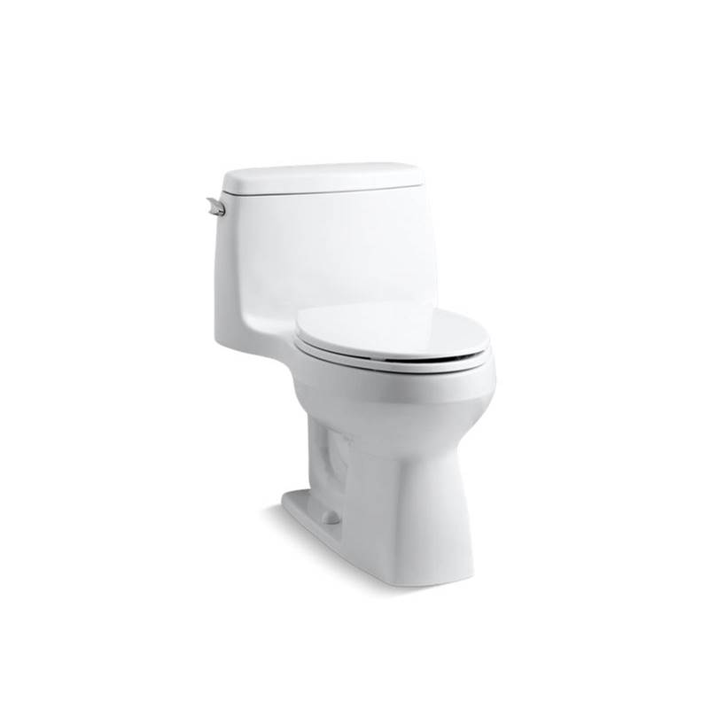 Kohler Santa Rosa™ Comfort Height® One-piece compact elongated 1.6 gpf chair height toilet with slow close seat