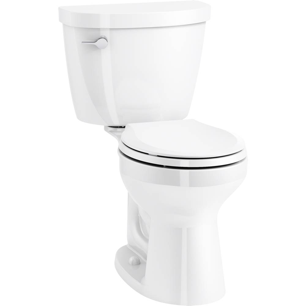 Kohler Cimarron Comfort Height Two-piece round-front 1.6 gpf chair-height toilet