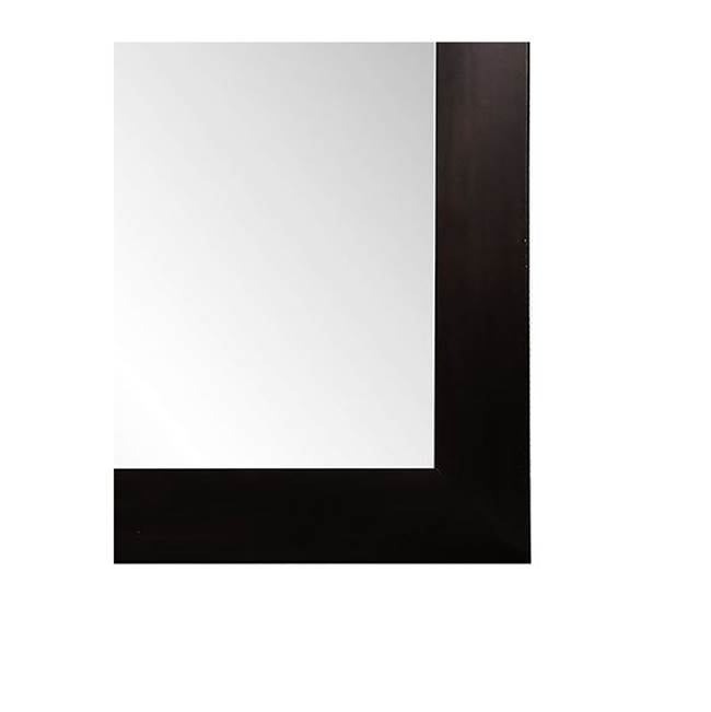 Jensen Medicine Cabinets Framed Mirror 30X36 Black 2'' Flat Bulk