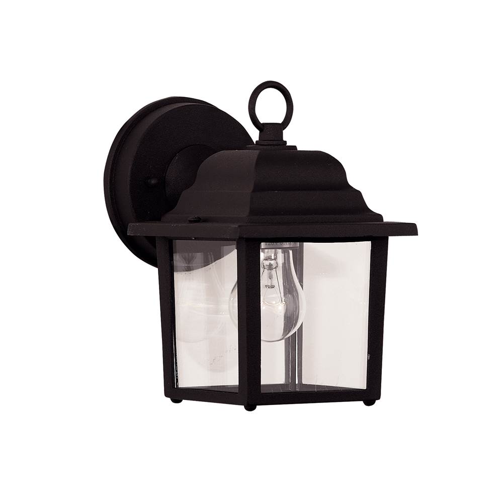 Savoy House Exterior Collections 1-Light Outdoor Wall Lantern in Black