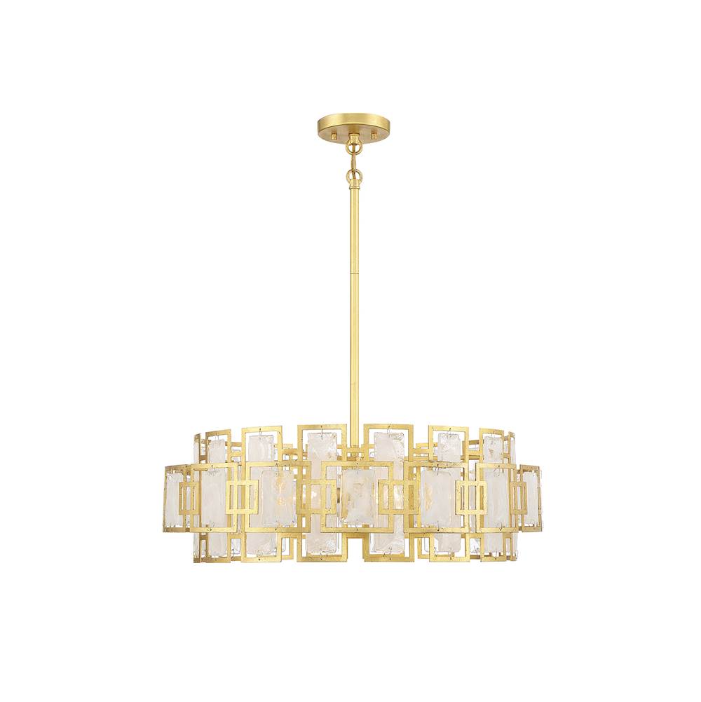Savoy House Portia 5-Light Chandelier in True Gold