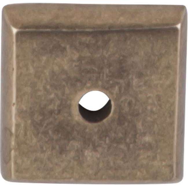Top Knobs Aspen Square Backplate 7/8 Inch Light Bronze