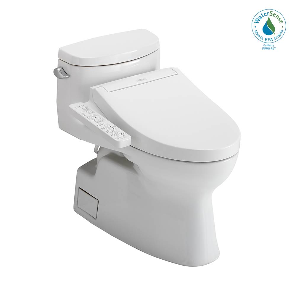 TOTO Toto® Washlet+® Carolina® II One-Piece Elongated 1.28 Gpf Toilet And Washlet+® C2 Bidet Seat, Cotton White